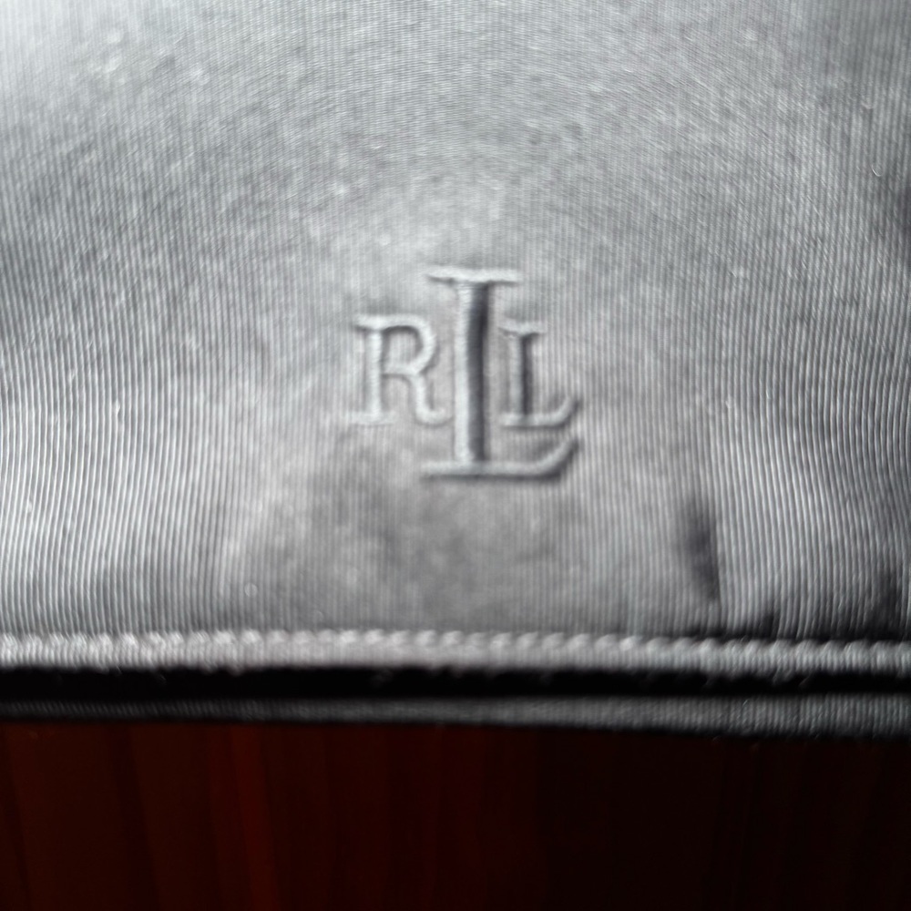 LAUREN RALPH LAUREN Black Canvas Shoulder Bag - Picture 10 of 10